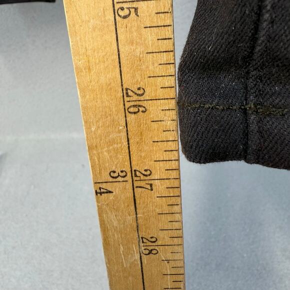 Paige Jeans Women's 25 (2) Black Verdugo Ultra Skinny Skater Girl Goth Preppy - Picture 13 of 14